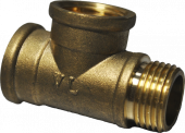 Тройник латунь Ду 15 ВР/НР/ВР БАЗ - 027-9732 Тройник латунь Ду 15 ВР/НР/ВР БАЗ - 027-9732