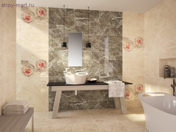 Decor caracolas nacar Панно (из 3-х плиток) 60x60 Decor caracolas nacar Панно (из 3-х плиток) 60x60