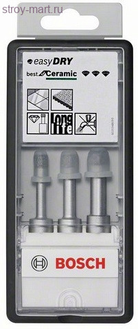 3 АЛМАЗНЫХ СВЕРЛА easyDRY. ROBUST LINE - 2608587145 3 АЛМАЗНЫХ СВЕРЛА easyDRY. ROBUST LINE - 2608587145