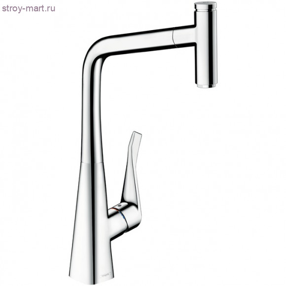 Смеситель для кухни 320, однорычажный, с выдвижным душем Metris Select 14884800