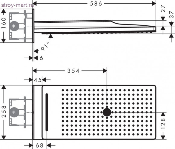 Верхний душ Rainmaker Select 580 3et Rainmaker Select 24001400 Верхний душ Rainmaker Select 580 3et Rainmaker Select 24001400