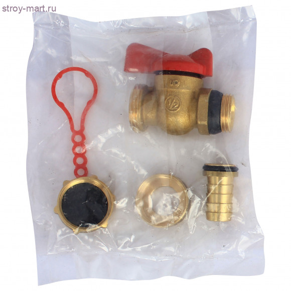 Кран сливной латунь R608D Ду 15 НР с заглушкой Giacomini R608DY113 Кран сливной латунь R608D Ду 15 НР с заглушкой Giacomini R608DY113