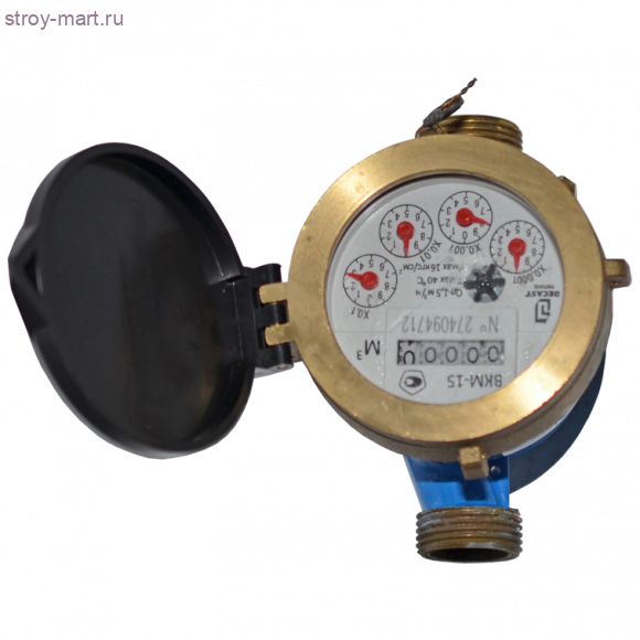 Счётчик х/в крыльчатый одноструйный ВКМ Росич Ду 25 Ру16 40С резьба в комплекте ПК Прибор - 030-0407 Счётчик х/в крыльчатый одноструйный ВКМ Росич Ду 25 Ру16 40С резьба в комплекте ПК Прибор - 030-0407