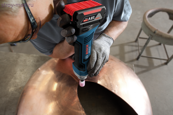 Аккумуляторная прямая шлифмашина Bosch GGS 18 V-LI Professional - 06019B5303 Аккумуляторная прямая шлифмашина Bosch GGS 18 V-LI Professional - 06019B5303