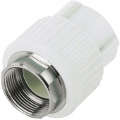 Муфта PP-R комбинированн под ключ белый Дн 32х1 ВР - 4606034158944