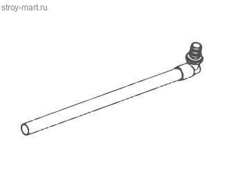 Угольник для подключения радиаторов для PE-Xa медь Monolit Дн 16х15 L=250мм ELSEN EFA1615.250