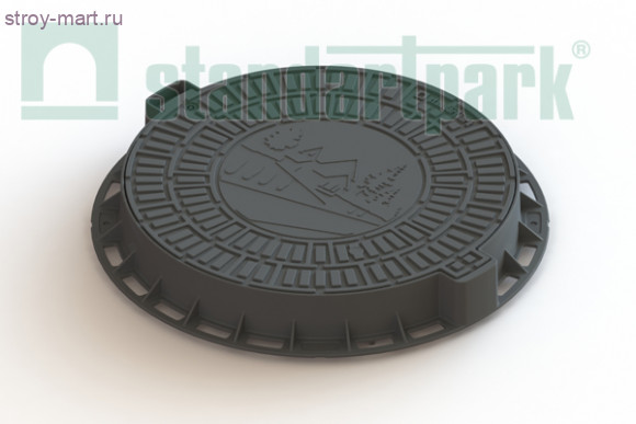 Люк садовый пластиковый черный «Д» - 35188-80Д Люк садовый пластиковый черный «Д» - 35188-80Д