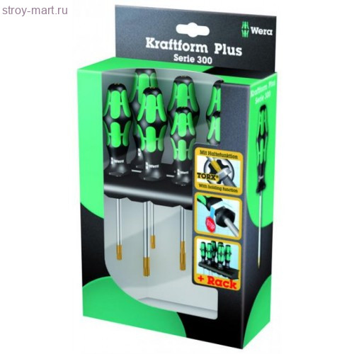 367/7 TORX® HF Kraftform Plus Набор отверток 223161 - WE-223161 367/7 TORX® HF Kraftform Plus Набор отверток 223161 - WE-223161