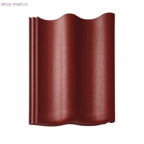 Браас Янтарь рядовая черепица 420х330мм (10 шт/м2) вишня - С-000116112 Браас Янтарь рядовая черепица 420х330мм (10 шт/м2) вишня - С-000116112