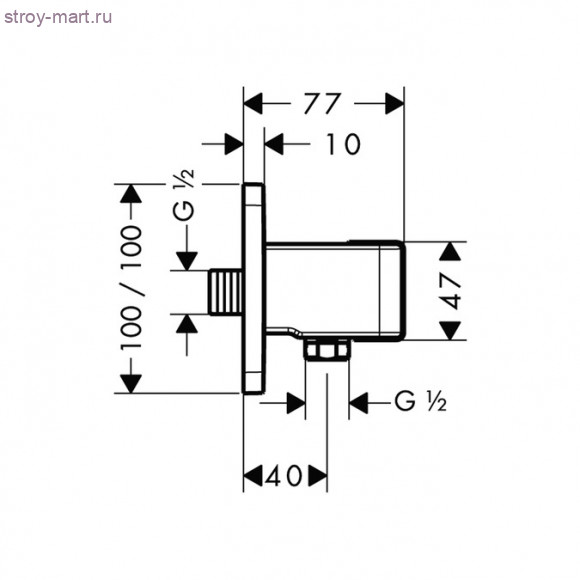 Porter unit Axor Urquiola 11626000