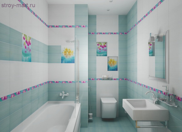 P2-2 Ocean flowers P2-2D240 Панно из 2-х плиток 30х40 P2-2 Ocean flowers P2-2D240 Панно из 2-х плиток 30х40