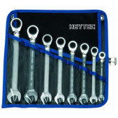 Набор комбинированных трещоточных ключей с реверсом R 50725-6-M - HE-50725600180
