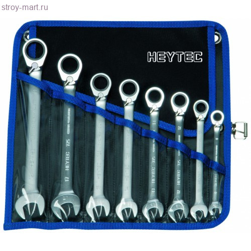 Набор комбинированных трещоточных ключей с реверсом R 50725-6-M - HE-50725600180