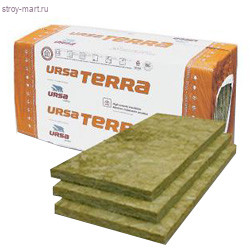 Минвата «Урса» Terra-34 RN-10 - 1000-600-50 (6кв.м, 0,3куб.м.) 10 шт. 36 уп/пал (2096210) - С-000076789 Минвата «Урса» Terra-34 RN-10 - 1000-600-50 (6кв.м, 0,3куб.м.) 10 шт. 36 уп/пал (2096210) - С-000076789