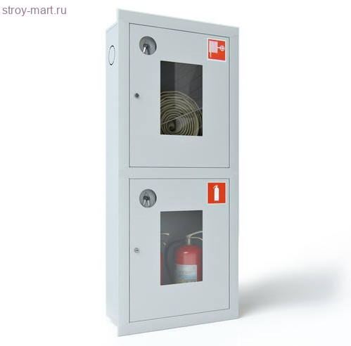Шкаф пожарный встроенный Ш-ПК-О-03В-01 остекленный (ШПК-320В) Шкаф пожарный встроенный Ш-ПК-О-03В-01 остекленный (ШПК-320В)