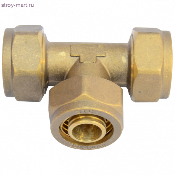Тройник для PE-X латунь Дн 16х2,2х1/2 STC 6010 Тройник для PE-X латунь Дн 16х2,2х1/2 STC 6010