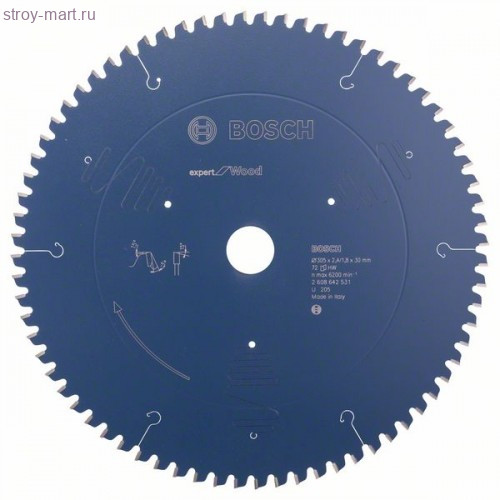 Expert for Wood Торц. пила 305x30x2.4/1.8 72T ATB neg - 2608642531