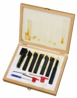 Набор из 7 резцов 16x16 мм с мех.креплением твердосплавных пластин Набор из 7 резцов 16x16 мм с мех.креплением твердосплавных пластин