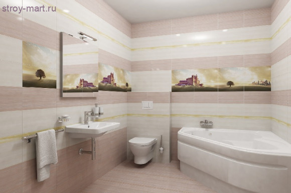 Castle Панно P2-1D194 40х40 (из 2 плиток)