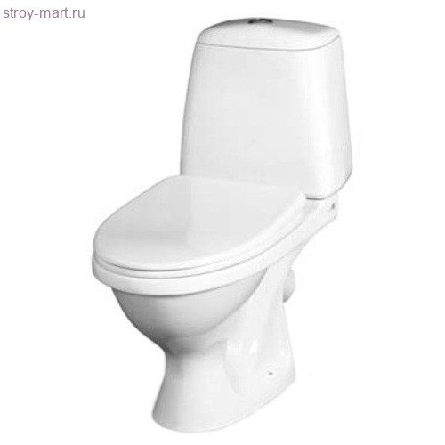 Унитаз-компакт Соната белый воронкообразный косой выпуск в комплекте Santeri - 4606034154250 Унитаз-компакт Соната белый воронкообразный косой выпуск в комплекте Santeri - 4606034154250