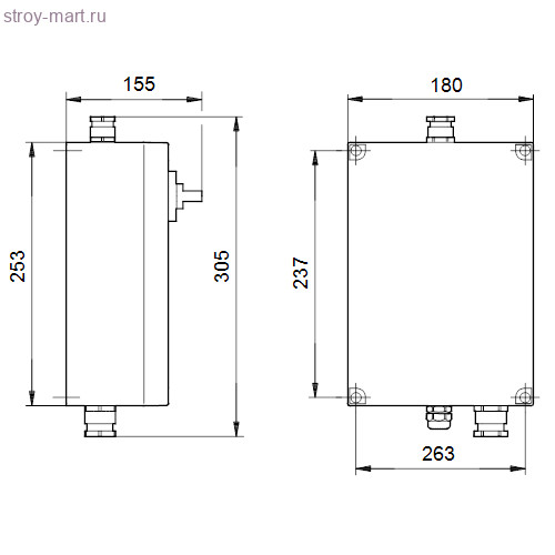 Шкаф с п/управления для насоса SEG CU 100.230.1.9.30/150.A Grundfos 96076197