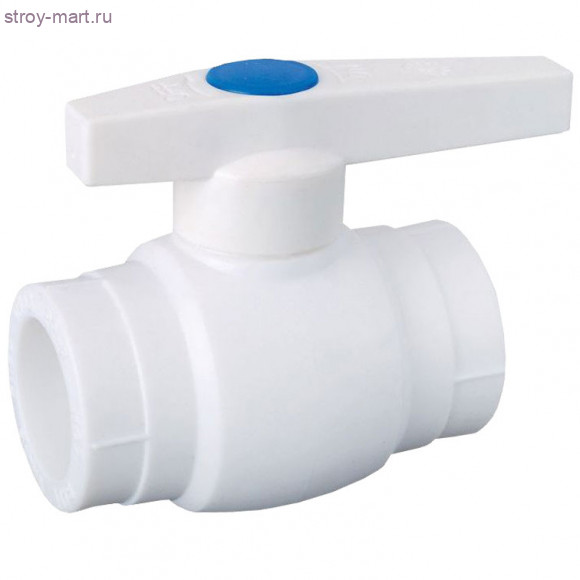 Кран PP-R шаровой белый Дн 25 РосТурПласт 10573 - 4640014217498