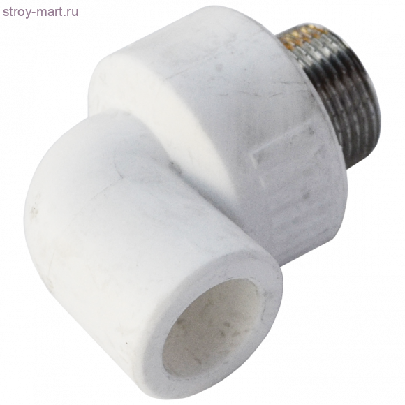 Угольник PP-R комбинированн белый Дн 32х1/2 НР РосТурПласт 10804 - 027-8379