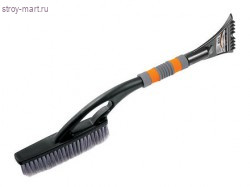 Щетка-сметка для снега со скребком, автомобильная, 600 мм / Stels, 55297 - С-000091766 Щетка-сметка для снега со скребком, автомобильная, 600 мм / Stels, 55297 - С-000091766