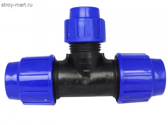 Тройник ПЭ Дн 50х1 1/2 НР нап компресс - 4606034036631 Тройник ПЭ Дн 50х1 1/2 НР нап компресс - 4606034036631