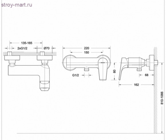 Смеситель для душа - F9119177CP-01 Смеситель для душа - F9119177CP-01