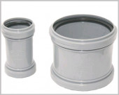 Муфта PP-H сер б/н Дн32 двухрастр в/к - 027-9487 Муфта PP-H сер б/н Дн32 двухрастр в/к - 027-9487