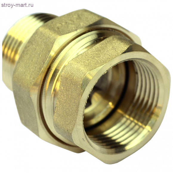 Соединитель латунь американка Ду 20 ВР/НР - 4606034160435