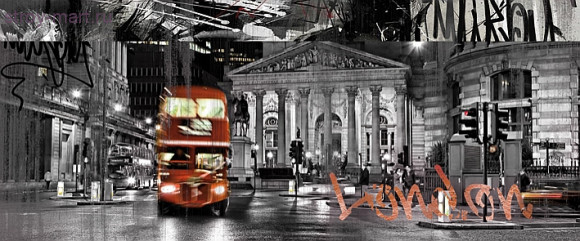 Fibra London Centro Декор 25x60 Fibra London Centro Декор 25x60