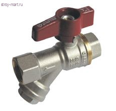 Кран шаровой латунь Vito 1731 Ду 25 ВР/ВР полный проход бабочка с фильтром STC 1731 Кран шаровой латунь Vito 1731 Ду 25 ВР/ВР полный проход бабочка с фильтром STC 1731
