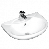 Умывальник Комфорт белый 1 отверстие 1 величины б/комплекта Кировская Керамика - 4606034156537 Умывальник Комфорт белый 1 отверстие 1 величины б/комплекта Кировская Керамика - 4606034156537