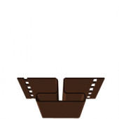 Н-профиль Docke (шоколад) 3050 мм (45 шт./уп.) - С-000056584