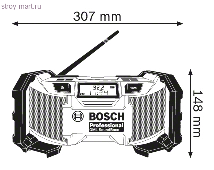 Радиоприёмник Bosch GML SoundBoxx Professional - 601429900 Радиоприёмник Bosch GML SoundBoxx Professional - 601429900