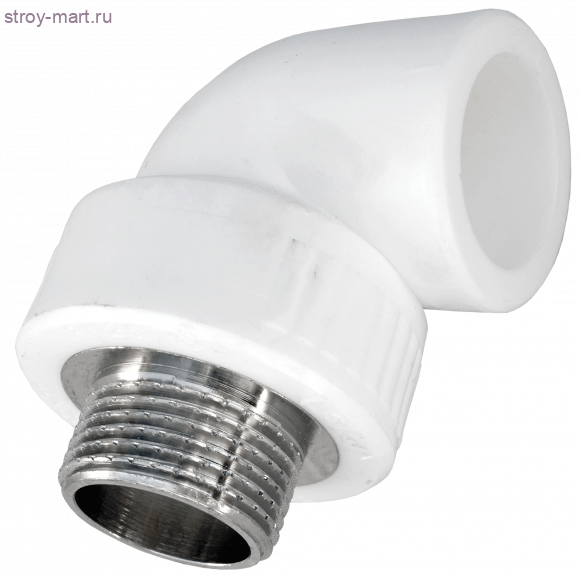 Угольник PP-R комбинированн белый Дн 32х3/4 НР РосТурПласт 10805 - 4640014212042