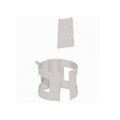 МП, Держатель трубы D 100 (на кирпич) RAL9010 - С-000090299 МП, Держатель трубы D 100 (на кирпич) RAL9010 - С-000090299