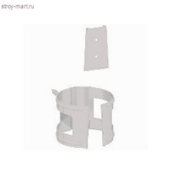 МП, Держатель трубы D 100 (на кирпич) RAL9010 - С-000090299 МП, Держатель трубы D 100 (на кирпич) RAL9010 - С-000090299