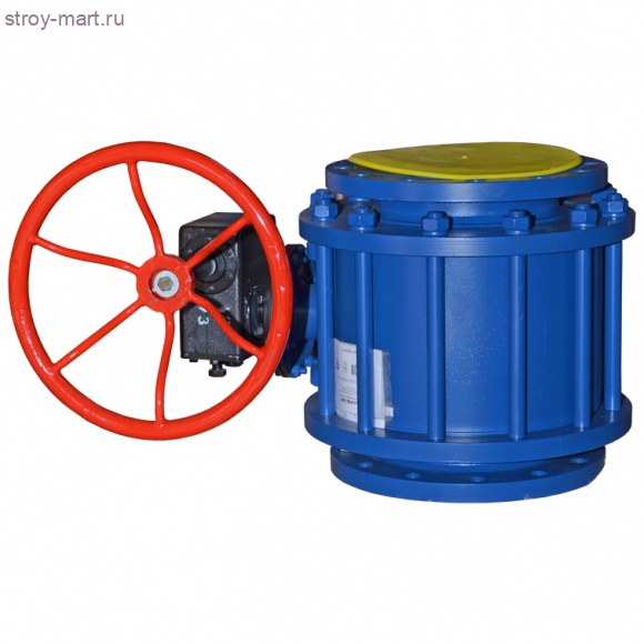 Кран шаровой сталь 11с67п Ду 250 Ру16 фл полный проход с редуктором Маршал - 007-1495 Кран шаровой сталь 11с67п Ду 250 Ру16 фл полный проход с редуктором Маршал - 007-1495