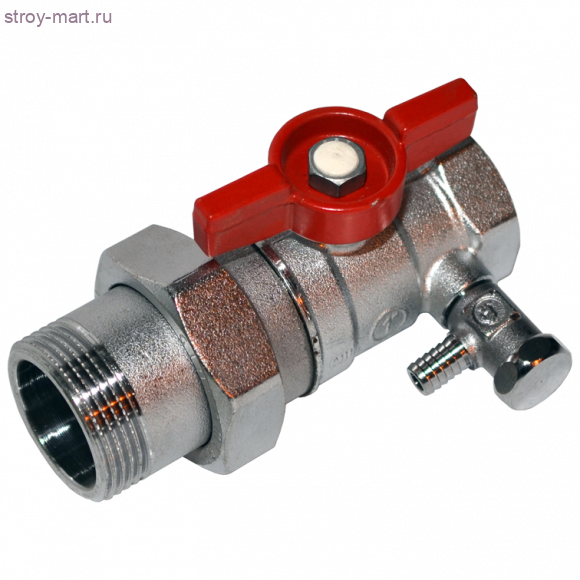 Кран шаровой латунь R259DS Ду 25 ВР/американка бабочка со спускником Giacomini R259SX007 Кран шаровой латунь R259DS Ду 25 ВР/американка бабочка со спускником Giacomini R259SX007