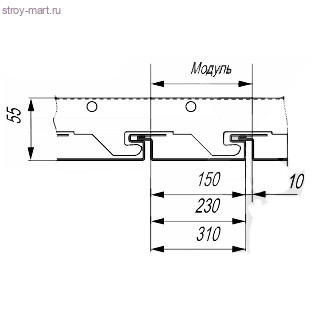 Гребенка ВТ-5 L=4.00 - С-000014716 Гребенка ВТ-5 L=4.00 - С-000014716