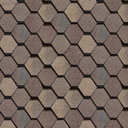 Ламинированная черепица Вестерн прерия (1,5м2 в упак) - С-000111541