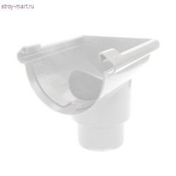 Murol ПВХ воронка желоба клеевая торцевая д=125 мм белый - С-000107052 Murol ПВХ воронка желоба клеевая торцевая д=125 мм белый - С-000107052