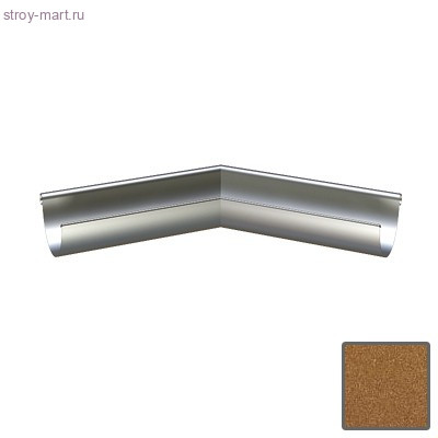 Lindab, Угол желоба внешний 135 град, 150 мм, (778) RAL 8003 медный металлик - С-000095936 Lindab, Угол желоба внешний 135 град, 150 мм, (778) RAL 8003 медный металлик - С-000095936