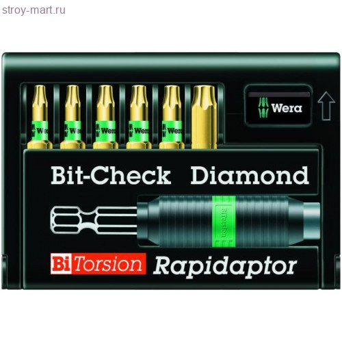 Набор бит 8767-6 torx®/bdc 056372 - WE-056372 Набор бит 8767-6 torx®/bdc 056372 - WE-056372