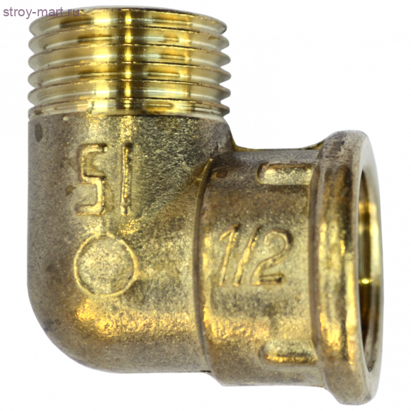 Угольник латунь Ду 20 аналог STC ВР/НР - 027-8186