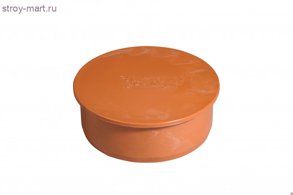 Заглушка PP-B коричневый Дн 200 б/нап РосТурПласт 11630