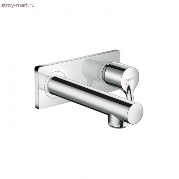 Смеситель для раковины, однорычажный, с изливом 165 мм, настенный монтаж, СМ Talis S 72110000 Смеситель для раковины, однорычажный, с изливом 165 мм, настенный монтаж, СМ Talis S 72110000